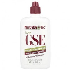 NutriBiotic, веганський екстракт кісточок грейпфрута, рідкий концентрат, 100 мг, 118 мл (4 рідк. унції)